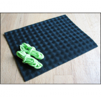 Our Standard sized Invisible Shoe Classic Kit with 9"x11" Vibram Cherry rubber sheet
