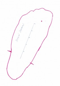 Invisible Shoes Custom Huarache Foot Tracing